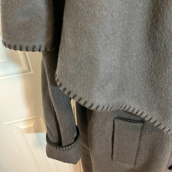 Vintage Charles Klein Victorian Inspired Wool Blend Coat Size L - Picture 4 of 9